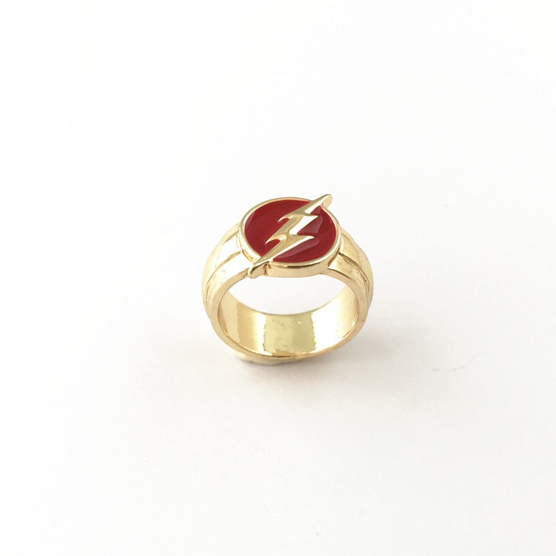 Vintage Red Flash Ring Inspired by DC Comics