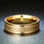 Stainless Gold-Color Roman Numerals Ring