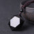 1PC Black Obsidian Six Stars Lucky Amulet Love Natural Stone Pendant Necklace For Women Men Love Crystal Pendulum Jewelry