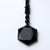 1PC Black Obsidian Six Stars Lucky Amulet Love Natural Stone Pendant Necklace For Women Men Love Crystal Pendulum Jewelry