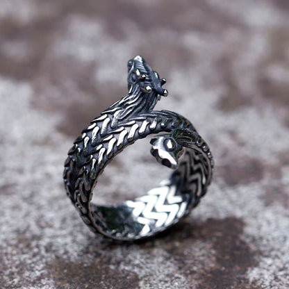 The Majestic Dragon's Embrace Ring