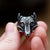 2022 NEW Men's 316L stainless steel ring viking wolf  Ring Punk animal Ring For Men Fancy Halloween Jewelry free shipping