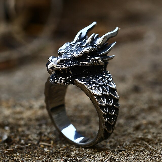 The Majestic Dragon's Embrace Ring