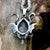 Skull Devil Motorcycle Steampunk Warrior Necklace