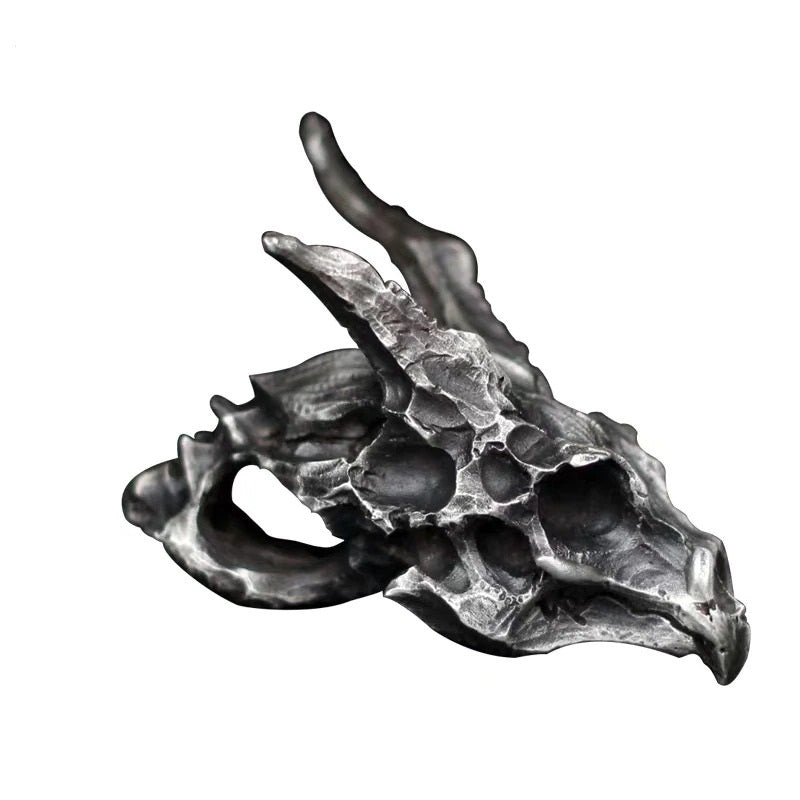 Steampunk Dragon Skull Skeleton Necklace