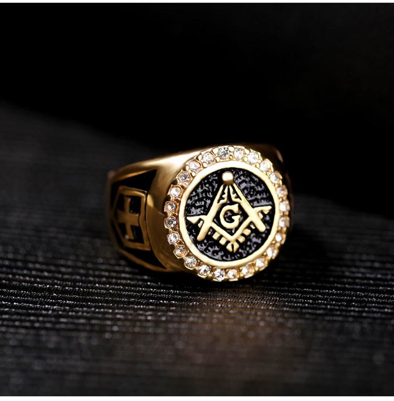 The Gold Mystery Symbol Ring