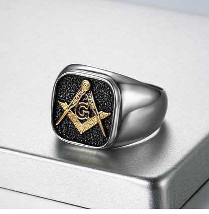 The Enigmatic Masonic Noir Punk Ring