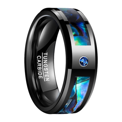 Oceanic Elegance Tungsten Ring