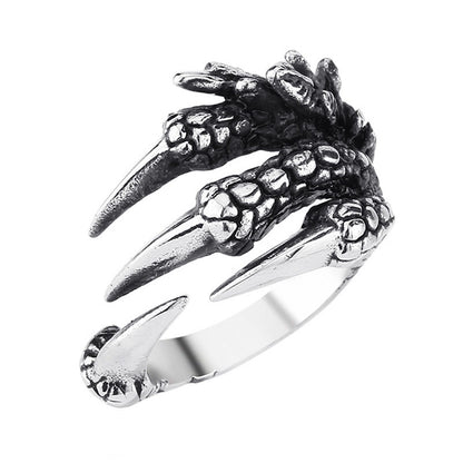 The Enchanting Dragon's Claw Steel Legend Ring