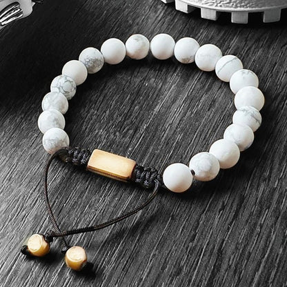 Luxury Natural Lava Stone Bead Bracelet