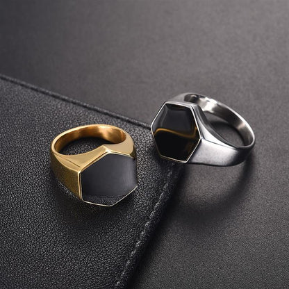 The HexaGeo Gold Silver Ring: A Modern Marvel of Geometry