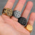 The Divine Connection Gold Black Cross Ring