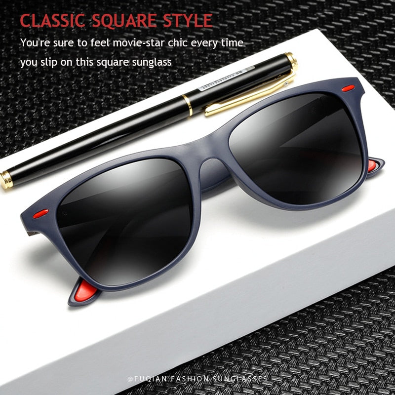 Square Polarized Classic Sahara Sunglasses