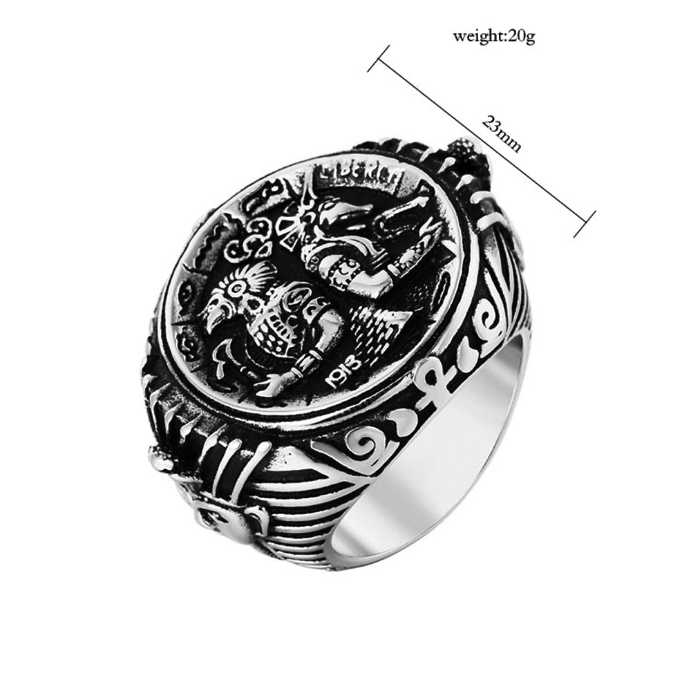 The Ancient Wisdom Anubis Ring