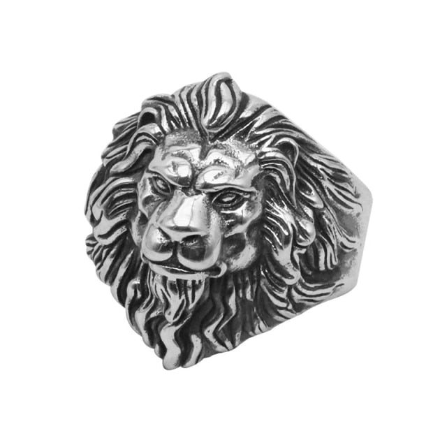 Retro Lion King Domineering Ring