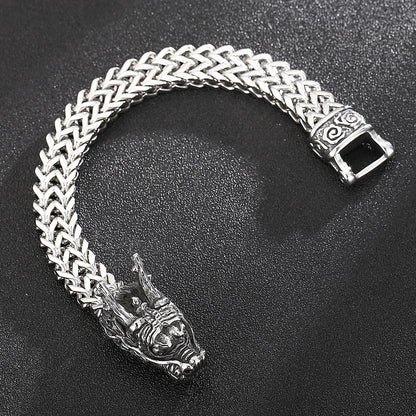 Legend Dragon Head Heavy Bracelet