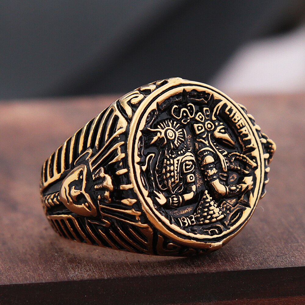 The Ancient Wisdom Anubis Ring