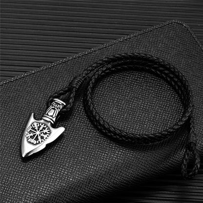 Vintage Viking Style Genuine Leather Wrap Bracelet