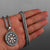 Viking Rune Multi-Style Stainless Steel Amulet Shield Necklace