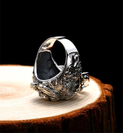 The Dragon's Embrace 925 Silver Ring