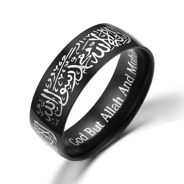 Titanium Steel Religious Ring
