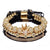 CZ Gold Crown Cubic Bracelet