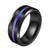 Groove Black Blue Midi Ring