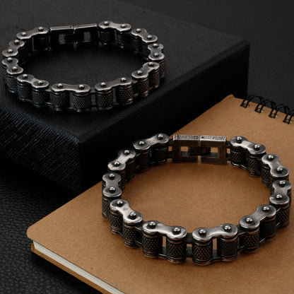 13MM Wide Retro Motorcycle Chain Bracelet